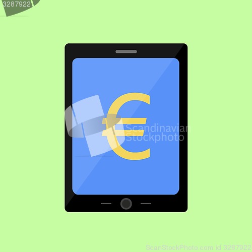 Image of Flat style touch pad with euro