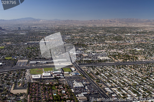 Image of Aerial shot taken in Las Vegas