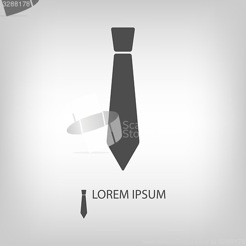 Image of Grey tie as logo