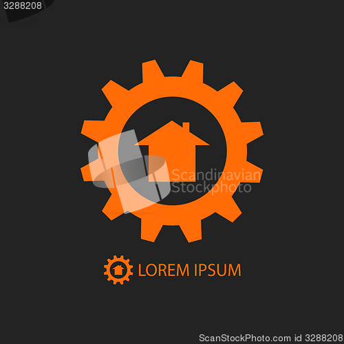 Image of Orange construction company logo