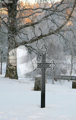 Image of Cemetery in winter