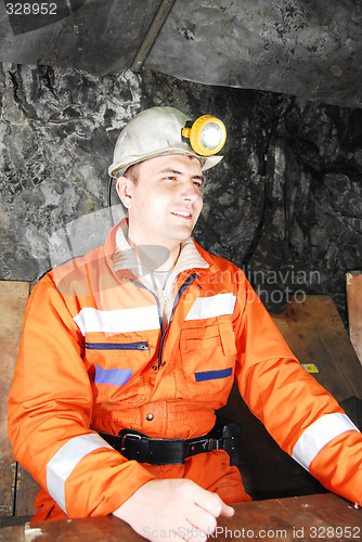 Image of Smiling miner