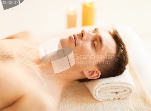 Image of man in spa