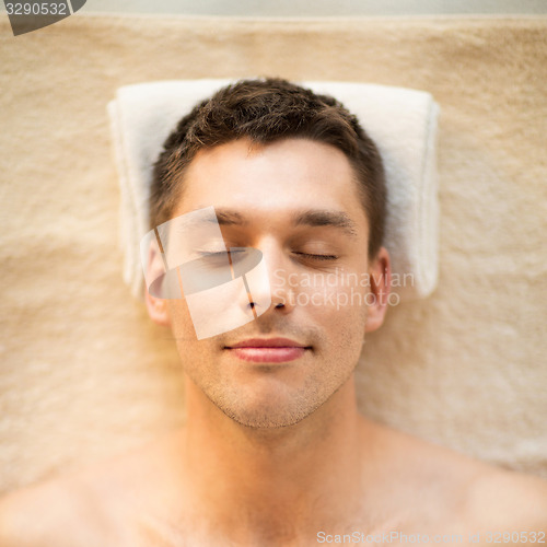 Image of man in spa