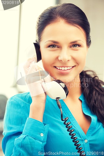 Image of woman with phone