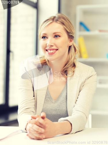 Image of happy and smiling woman