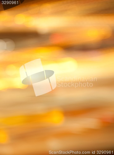 Image of golden bright night lights background