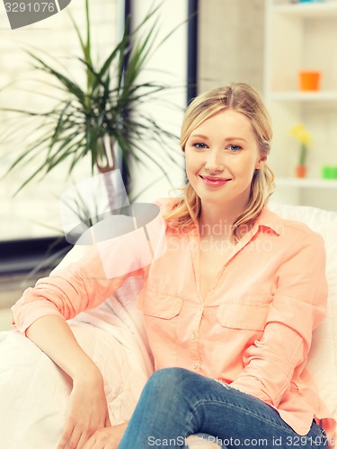 Image of happy and smiling woman