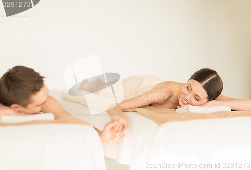 Image of couple in spa