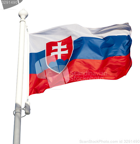 Image of Waving flag of Slovakia