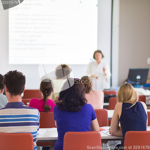 Image of Lecture at university.