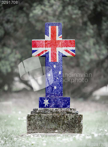 Image of Gravestone in the cemetery - Australia