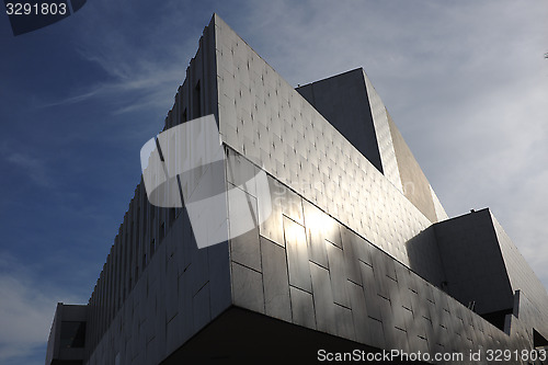 Image of HELSINKI, FINLAND – APRIL 10, 2015: view of the building of th