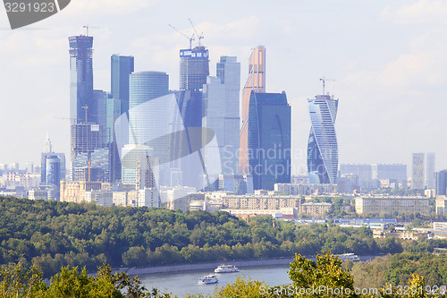 Image of moscow city panorama, russia