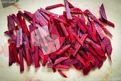 Image of sliced beets
