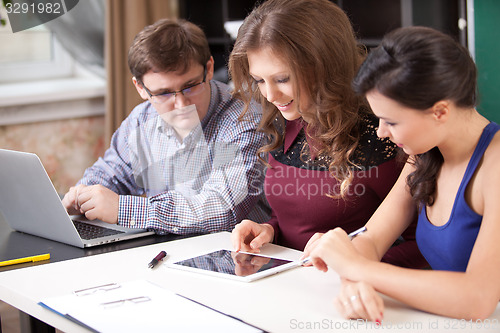 Image of High-school students