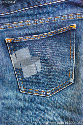 Image of jeans pocket