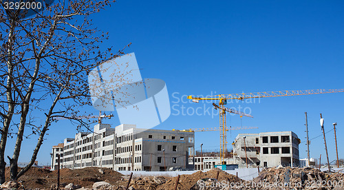 Image of construction of an office complex