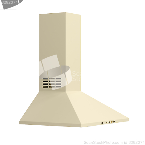 Image of Beige cooker hood