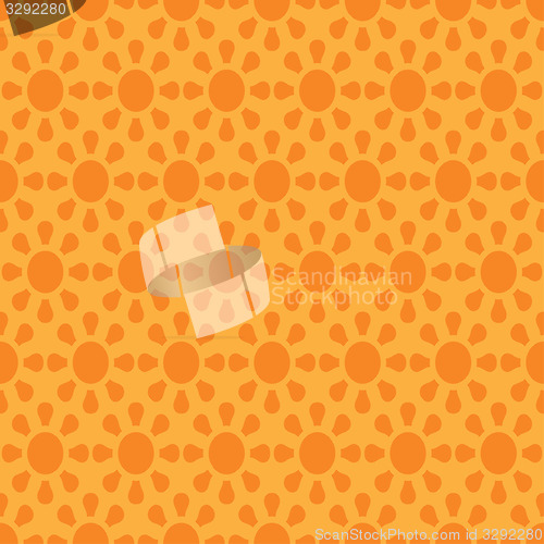 Image of Vector seamless wallpaper with suns