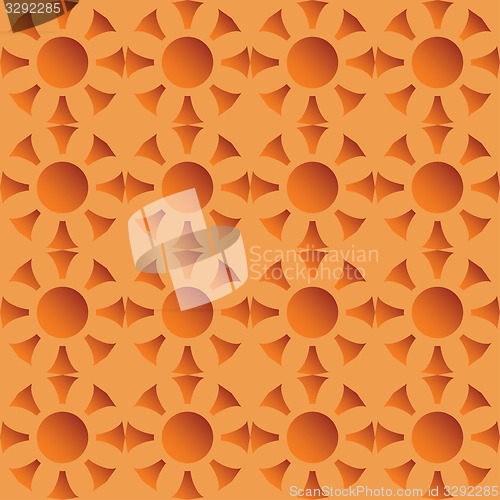 Image of Vector seamless wallpaper with suns