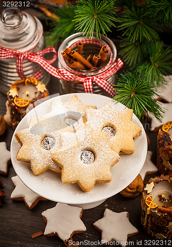 Image of Homemade cookies for Christmas