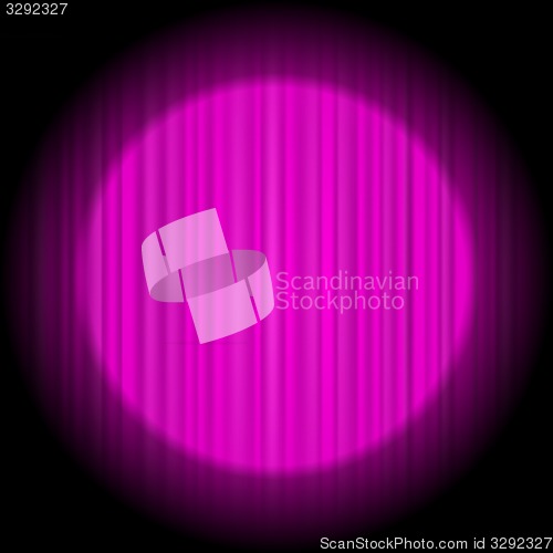 Image of Pink  Curtain