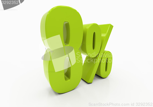 Image of 3D percent