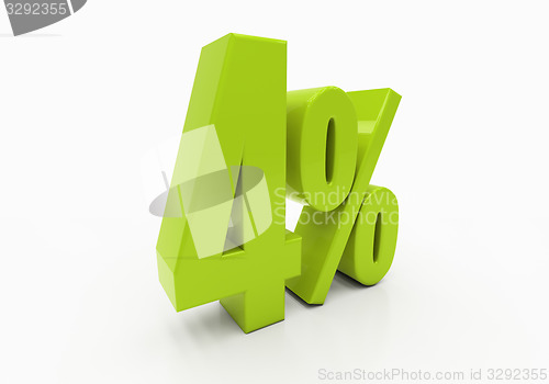 Image of 3D percent