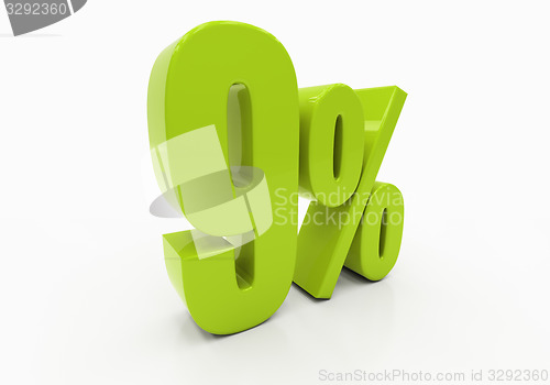 Image of 3D percent