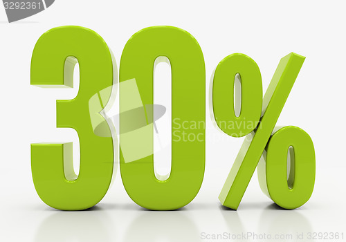 Image of 3D percent