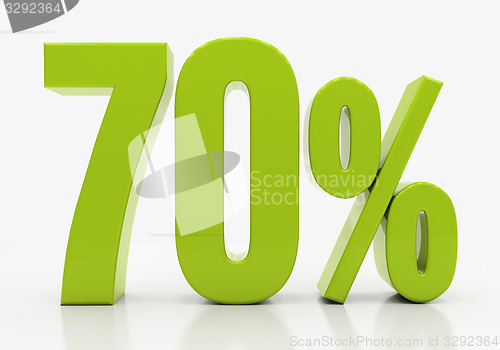 Image of 3D percent