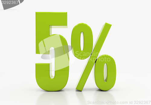 Image of 3D percent