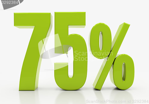 Image of 3D percent