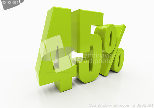 Image of 3D percent