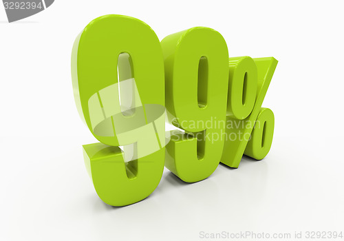 Image of 3D percent