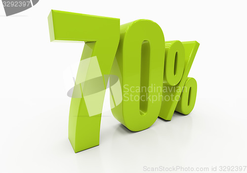 Image of 3D percent