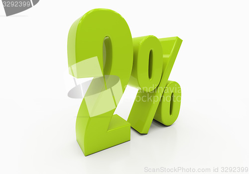 Image of 3D percent
