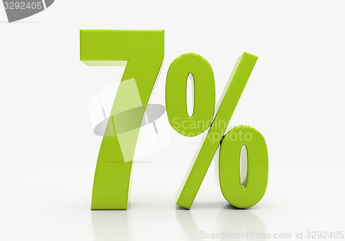 Image of 3D percent