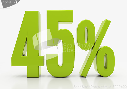 Image of 3D percent