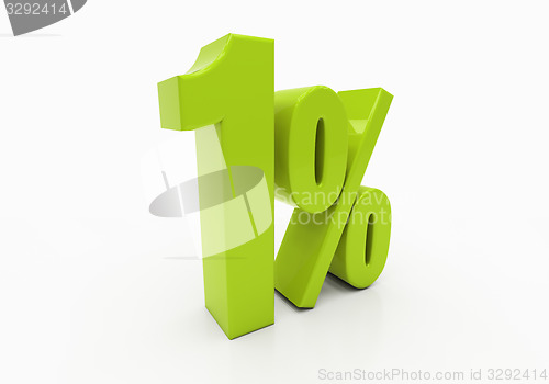 Image of 3D percent