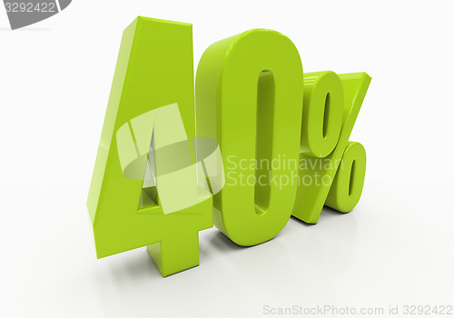 Image of 3D percent