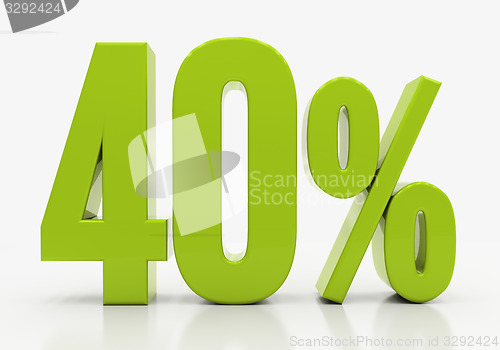 Image of 3D percent