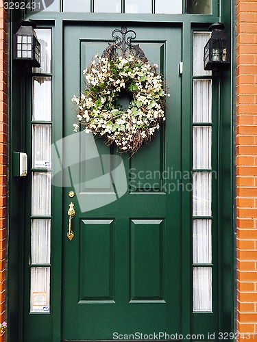 Image of Green door