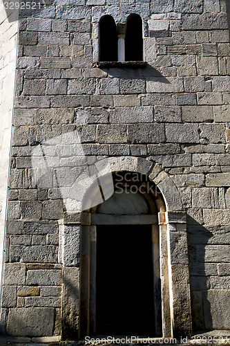 Image of  italy  lombardy     in  the arsago    church   closed brick tow