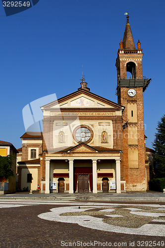 Image of parabiago in  the old   church  