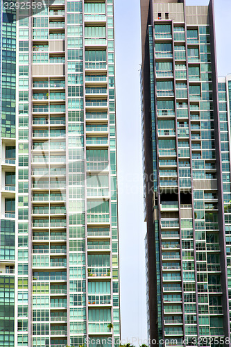 Image of  terrace  thailand  in office district palaces        skyscraper