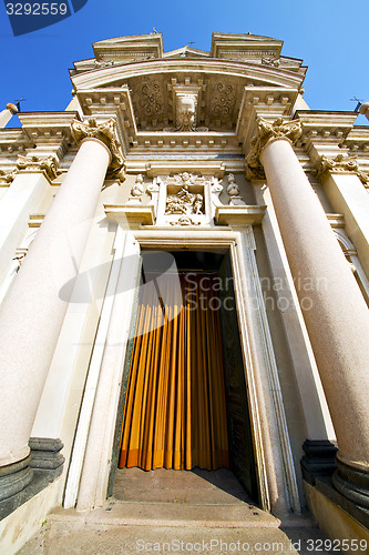 Image of lombardy    in  the busto arsizio  old   church  