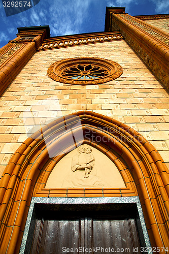 Image of  lombardy    in  the villa cortese   old   church   