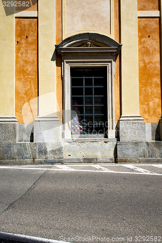 Image of europe  italy  lombardy      in  the milano old   church  rose w